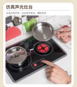 Wooden Kitchen - Grey with Fridge - Image 3