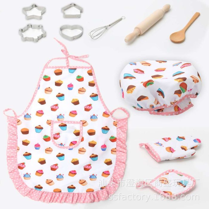 IMG-1398.jpg Costume Chef - Cupcake Apron Set - Image 2