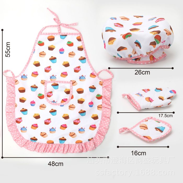 IMG-1399.jpg Costume Chef - Cupcake Apron Set - Image 3