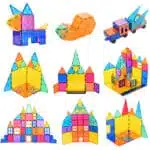 Rainbow Magnetic Tiles 48 - Image 3