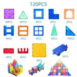 Rainbow Magnetic Tiles 120 - Image 4