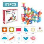 Magnetic Tiles - Ball Run 178 Pieces