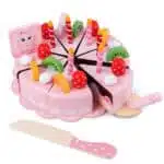 Pink Wooden Cake