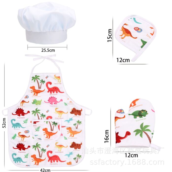 Costume Chef - Dino Apron Set - Image 5