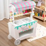 White Ice Cream Wooden Carriage - Image 6