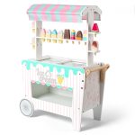 White Ice Cream Wooden Carriage - Image 5