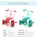 Baoli Tricycle - Pink - Image 7