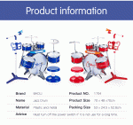 Baoli Jazz Drums - Blue - Image 17