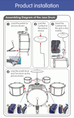 Baoli Jazz Drums - Blue - Image 6