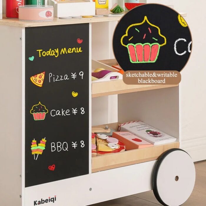 Wooden Snack Food Carriage - Image 4