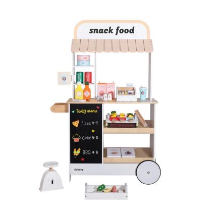 Wooden Snack Food Carriage