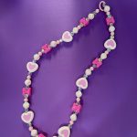 Strap - Long Heart Rubber - Pink