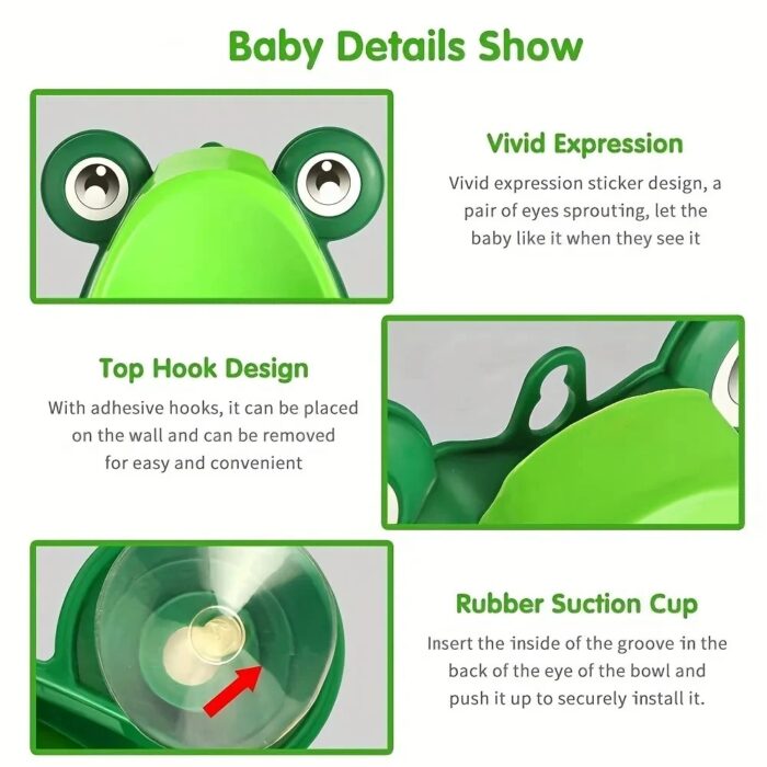 Toilet Potty Trainer - Green Frog - Image 5