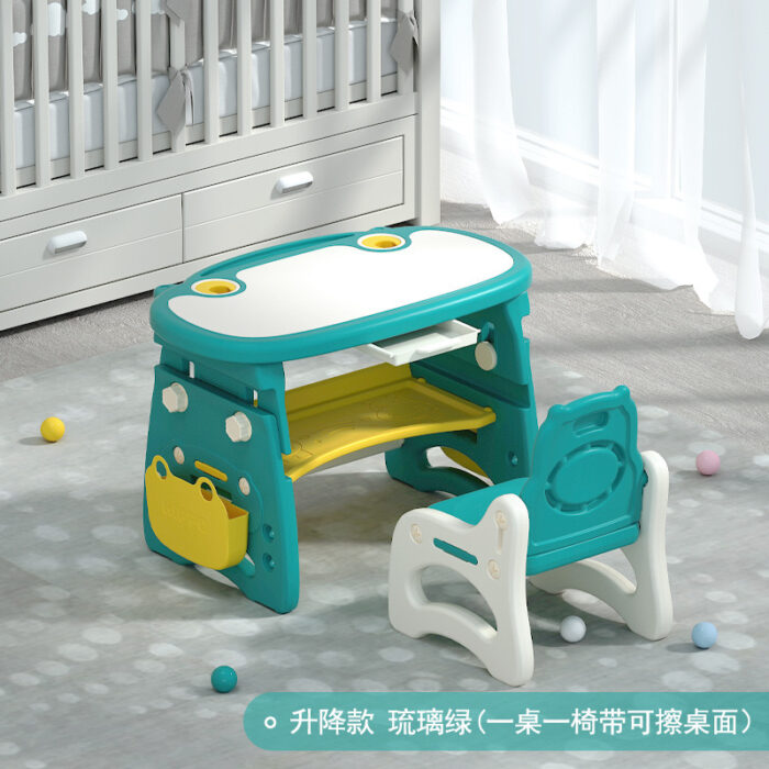 Table Hippo with 1 Chair - Green - Image 5