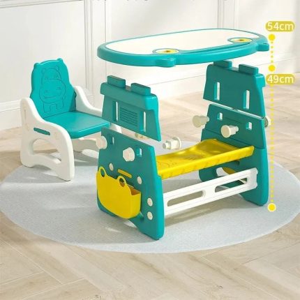 Table Hippo with 1 Chair - Green