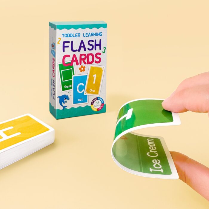 Toddlers Learning Flash Cards - Letters - Numbers - Shapes - Image 3