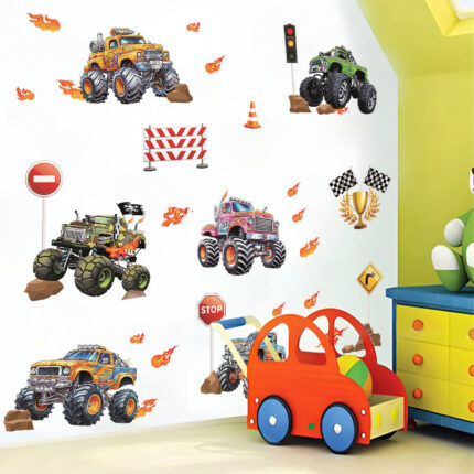 Wall Sticker - Monster Trucks