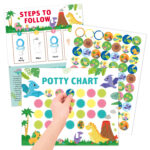 Toilet Potty Training Stickers - Random Design - Image 6