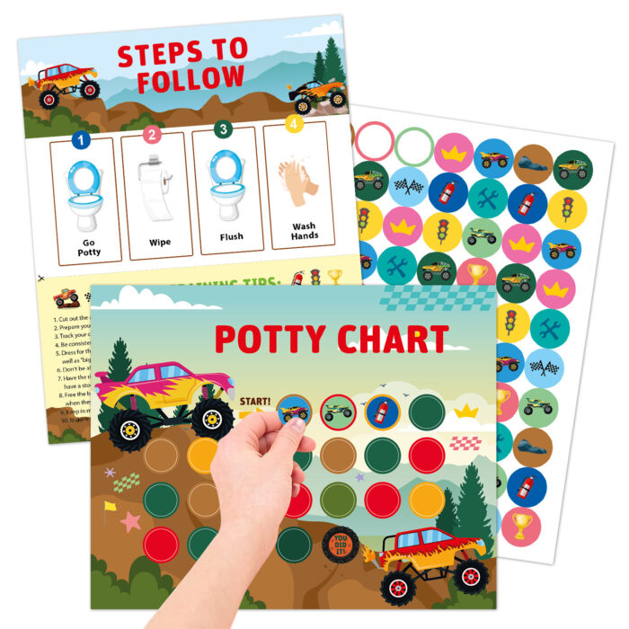 IMG_3072 Toilet Potty Training Stickers - Random Design - Image 7