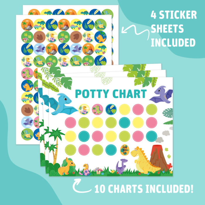 IMG_3074 Toilet Potty Training Stickers - Random Design - Image 3