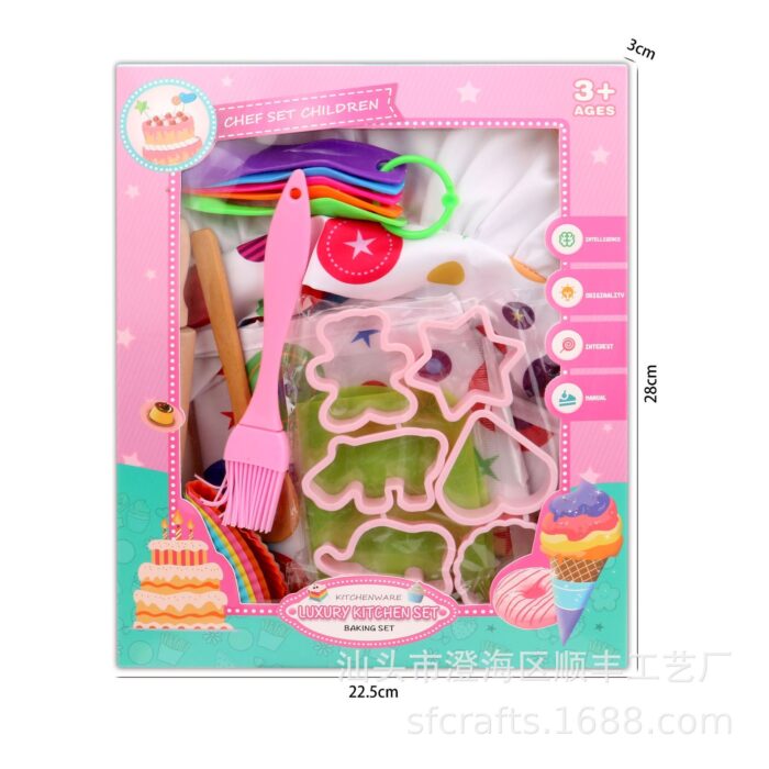 IMG_6022 Costume Chef - Stars Apron Set - Image 4