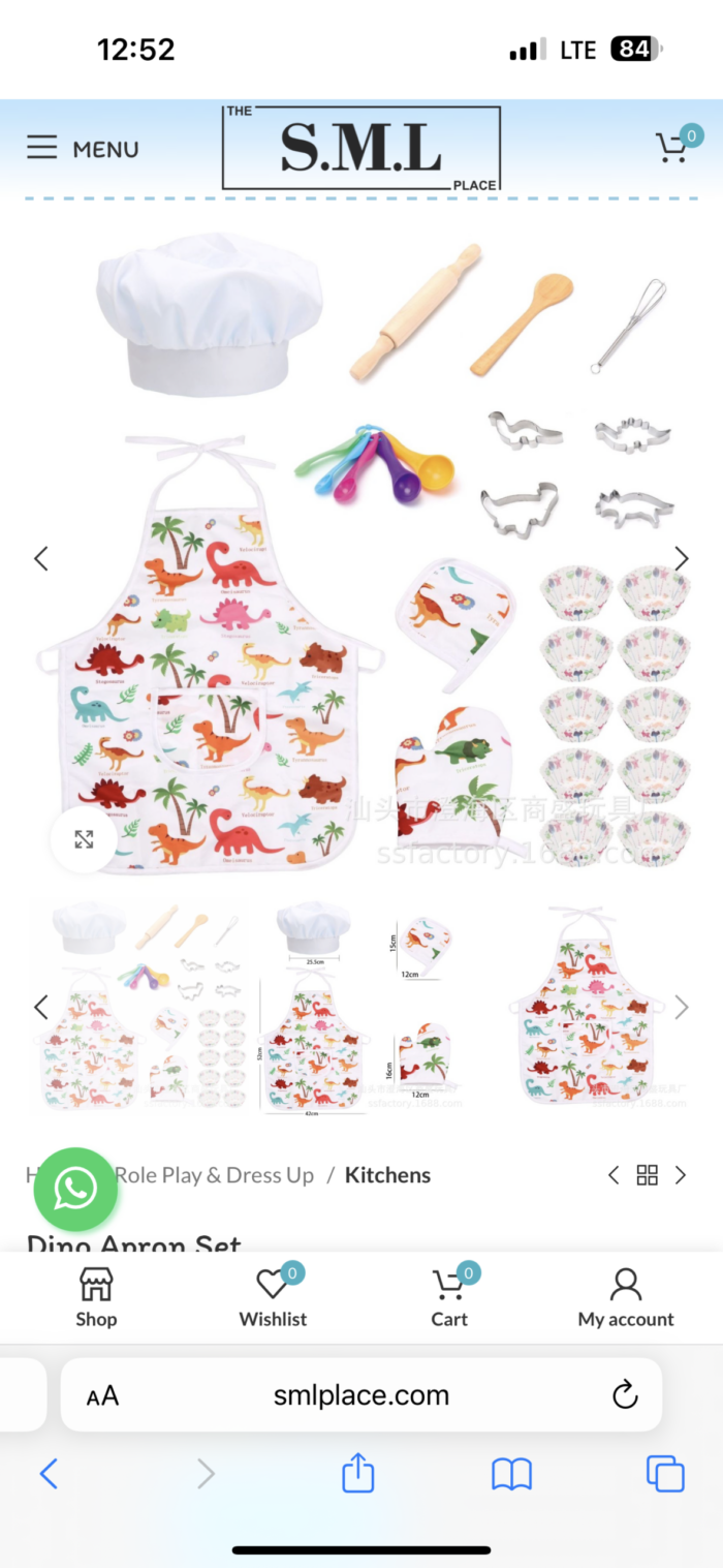 Costume Chef - Stars Apron Set - Image 2