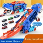 Dino Chomp & Track - Blue & Orange
