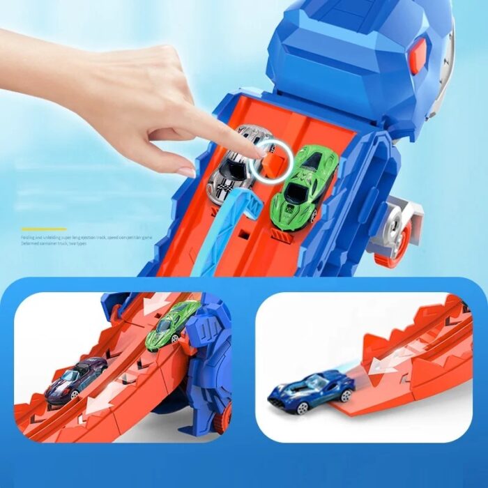 Dino Chomp & Track - Blue & Orange - Image 6