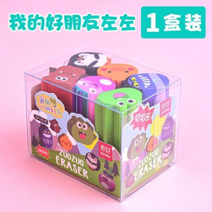 Eraser - Animals - Pack of 6 Round