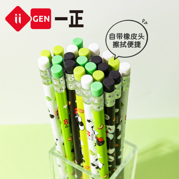 Pencil Pack of 12 - Panda - Image 2