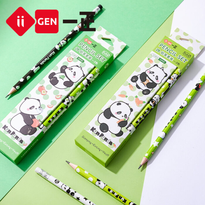 Pencil Pack of 12 - Panda - Image 4