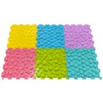 Touch & Feel Puzzle Silicon Mats- Set of 6 Pieces