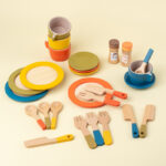 Play Kitchen Dishes - Wooden