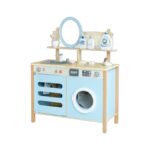 Self Care Washing Basin - Wooden - Blue Color