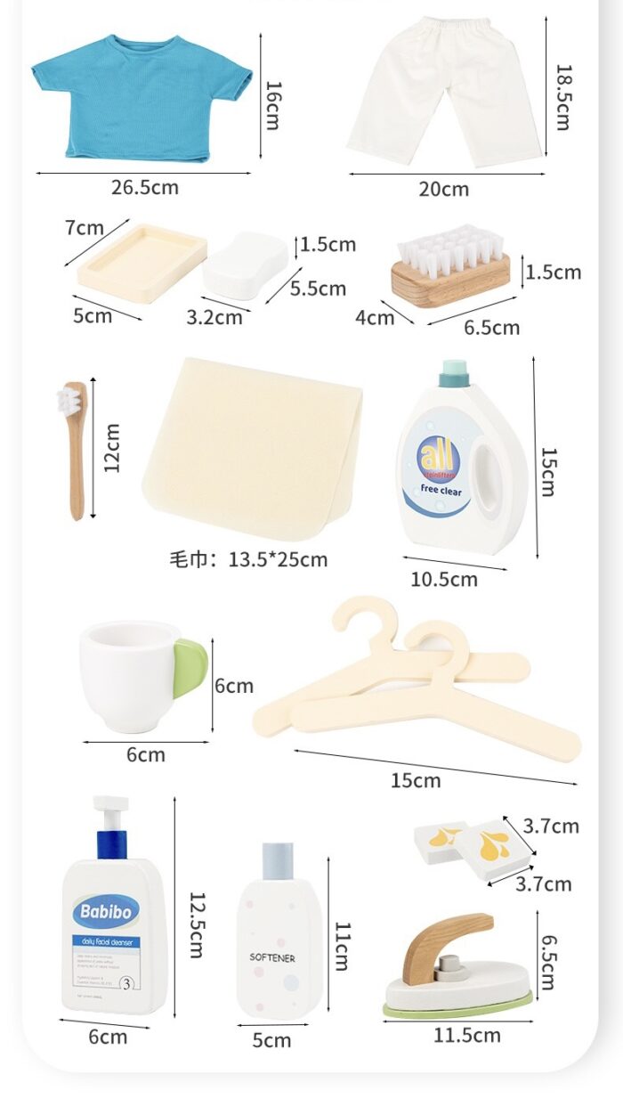 Self Care Washing Basin - Wooden - Blue Color - Image 7