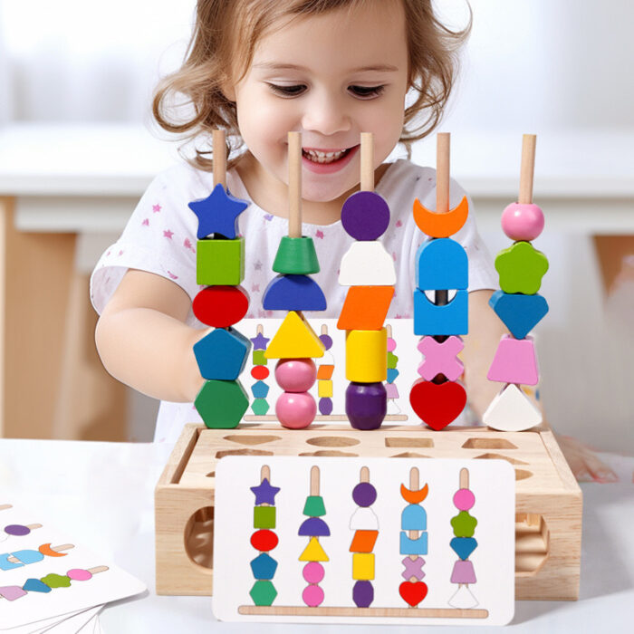 Montessori Pattern & Sorting Box - Shape Matching Set - Image 2