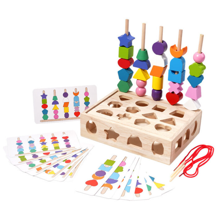 Montessori Pattern & Sorting Box - Shape Matching Set - Image 3