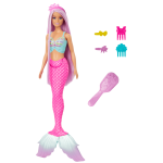Barbie Mermaid Doll with 7-inch-Long Fantasy Hair - Image 4