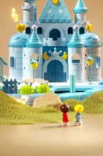 Magnetic Princess Play House - Blue - Image 4