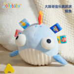 Jolly Baby - Soft Rattle - Round  Animal -  Random Color - Image 7