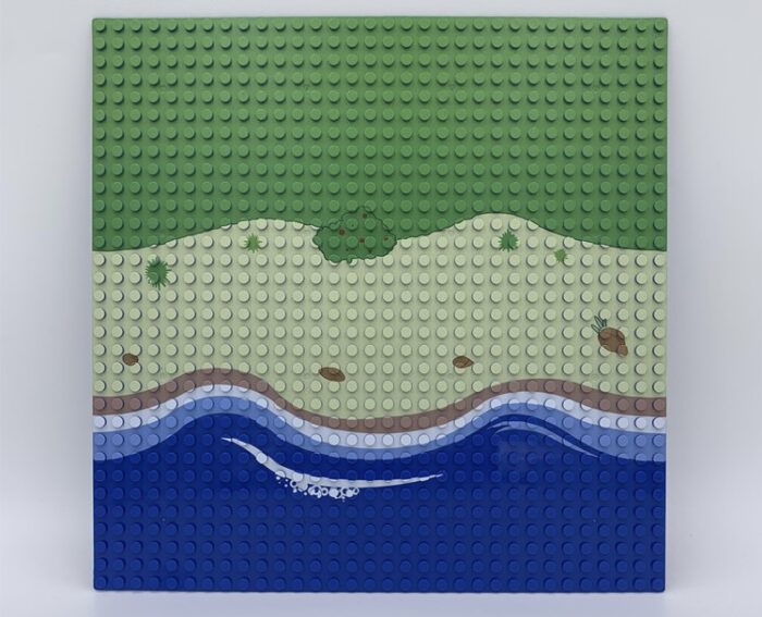 Creative Lego Base - City Beach - One Random Design 32 x 32 cm - Image 4