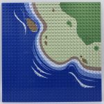Creative Lego Base - City Beach - One Random Design 32 x 32 cm