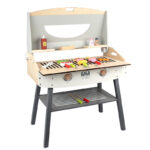 BBQ Grill - White & Grey