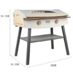 BBQ Grill - White & Grey - Image 10