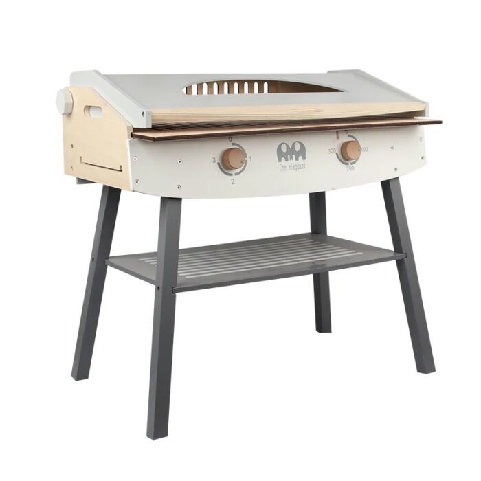BBQ Grill - White & Grey - Image 8