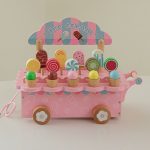 Wooden Ice Cream Truck Combination - Pink