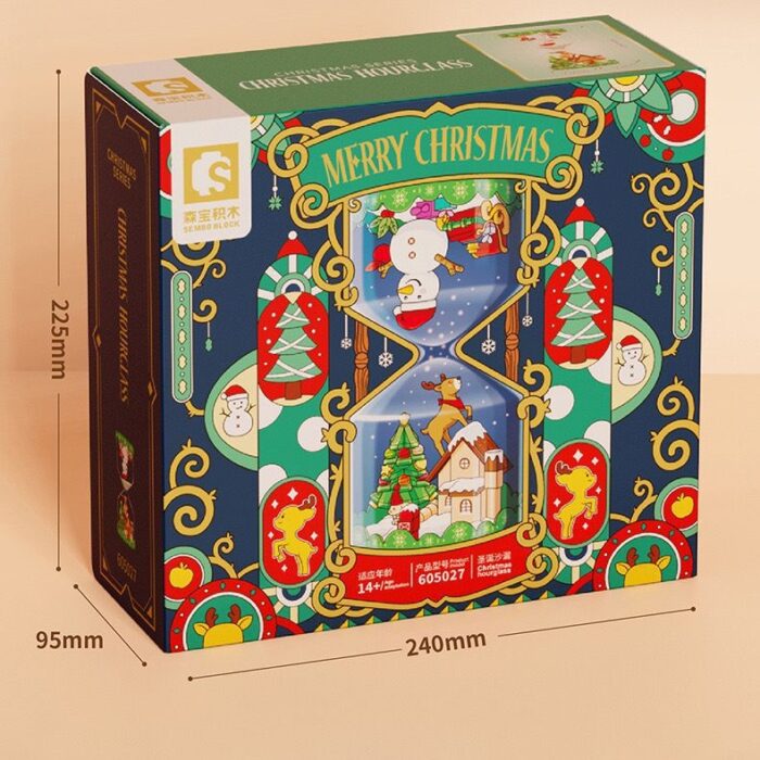 IMG_8361 Lego Sembo - Chritsmas Theme Hour Glass - Image 2
