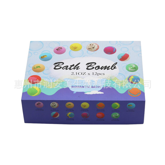 IMG_8434 Bath Bomb Set - Romantic Bath - 12 Pcs - Image 2