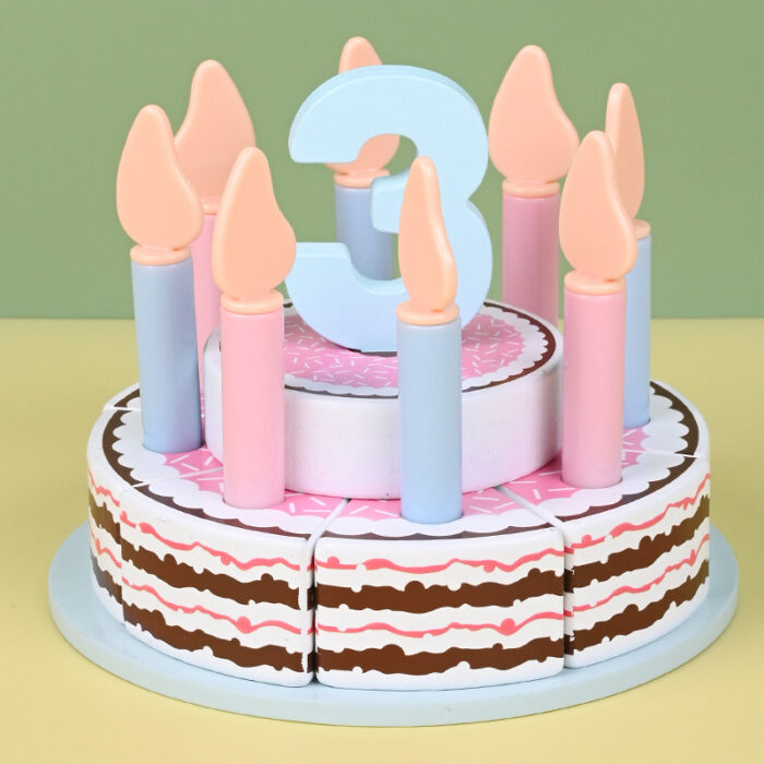 Birthday Cake With Numbers - Wooden - Image 5