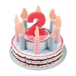 Birthday Cake With Numbers - Wooden